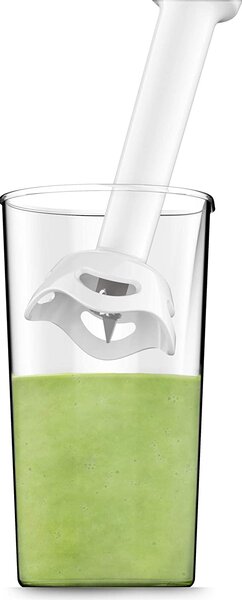 Moulinex Frullatore ad Immersione Minipimer 2 Velocit Lame Acciaio Potenza 450 watt + Bicchiere graduato da 800 ml - DD45A1 Easychef