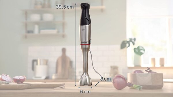 Bosch Frullatore ad immersione Minipimer 1200 watt 0,6 L Acciaio inox - MSM6M810