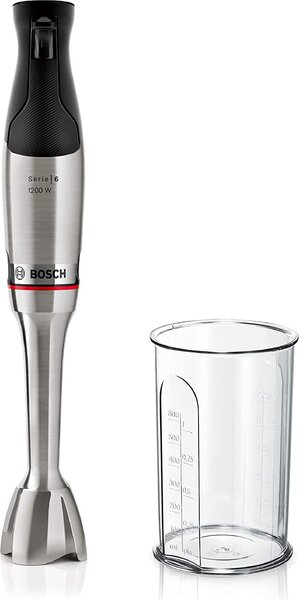 Bosch Frullatore ad immersione Minipimer 1200 watt 0,6 L Acciaio inox - MSM6M810