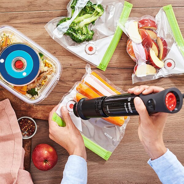 Bosch Frullatore ad Immersione Minipimer Potenza 1000 watt con Bicchiere 0.6 Litri 12 Velocit - MS6CB61V1