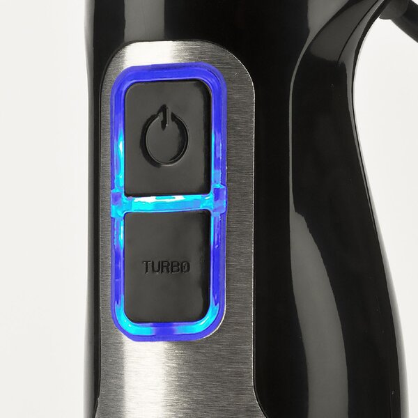G3 Ferrari Frullatore ad Immersione Minipimer Potenza 1000W 8 Velocit con Fusto in Acciao Inox e Bicchiere Antelao - G20142