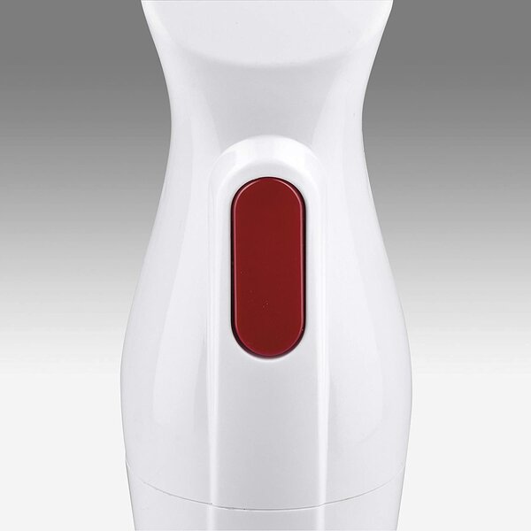 Girmi Frullatore ad Immersione Minipimer Potenza 170 Watt Lame in Acciaio Inox + Pulse colore Bianco - MX0101