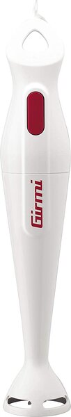 Girmi Frullatore ad Immersione Minipimer Potenza 170 Watt Lame in Acciaio Inox + Pulse colore Bianco - MX0101