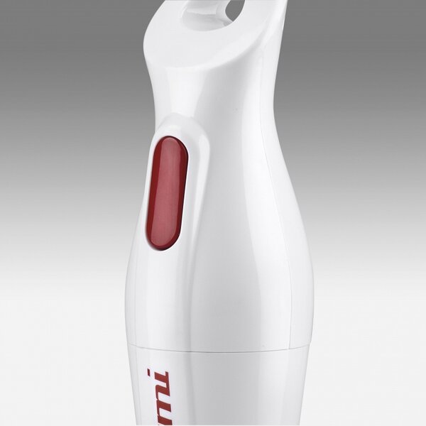 Girmi Frullatore ad Immersione Minipimer Potenza 170 Watt Lame in Acciaio Inox + Pulse colore Bianco - MX0101