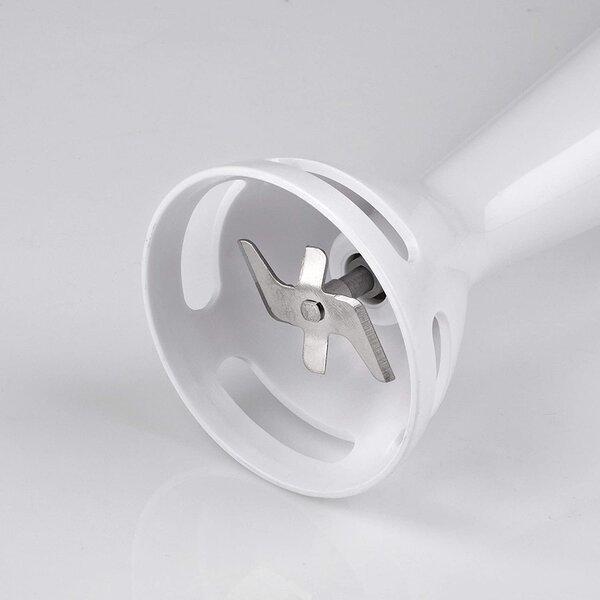 Girmi Frullatore ad Immersione Minipimer Potenza 170 Watt Lame in Acciaio Inox + Pulse colore Bianco - MX0101