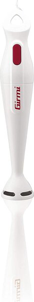 Girmi Frullatore ad Immersione Minipimer Potenza 170 Watt Lame in Acciaio Inox + Pulse colore Bianco - MX0101