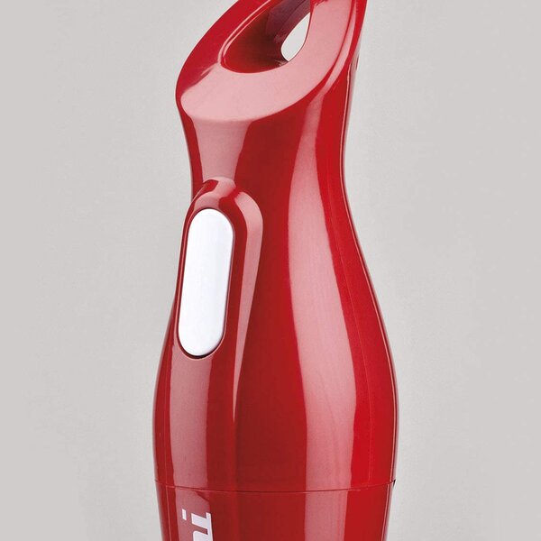 Girmi Frullatore ad Immersione Minipimer Potenza 170 watt Funzione Pluse Lame Acciaio Inox colore Rosso - MX01
