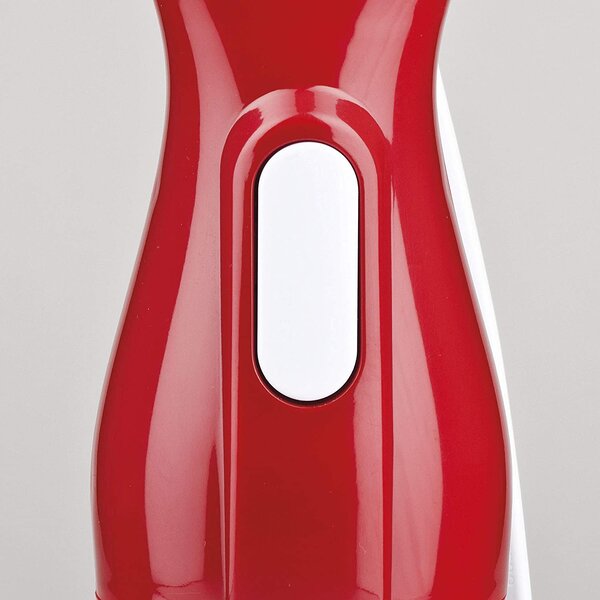 Girmi Frullatore ad Immersione Minipimer Potenza 170 watt Funzione Pluse Lame Acciaio Inox colore Rosso - MX01