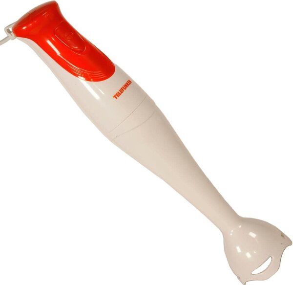 Telefunken Frullatore ad Immersione Minipimer Potenza 170 watt Lama in acciaio inox colore Rosso / Bianco - M00910