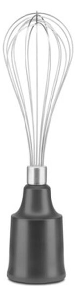 KITCHENAID Frullatore ad Immersione Minipimer Potenza 180 Watt con Bicchiere e Lama in Acciaio Inox colore Matte Black - 5KHBV83EBM