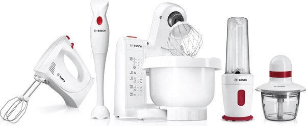 Bosch Frullatore ad Immersione Minipimer Potenza 350 watt in Plastica colore Bianco - MSMP1000