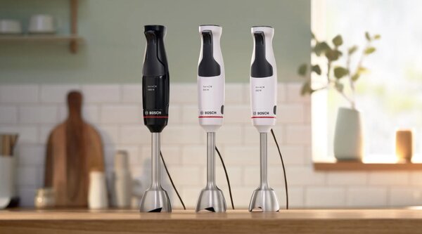 Bosch Frullatore ad Immersione Minipimer Potenza 600 Watt Funzione Turbo con Bicchiere colore Bianco - MSM4W220
