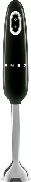 Smeg Frullatore ad Immersione Minipimer Potenza 700 Watt Capacit Ciotola 1.4 Litri con Bicchiere Funzione Turbo colore Nero Lucido - HBF03BLEU 50'