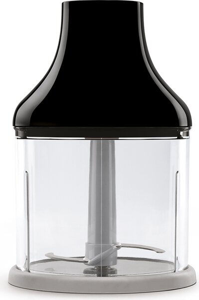 Smeg Frullatore ad Immersione Minipimer Potenza 700 Watt Capacit Ciotola 1.4 Litri con Bicchiere Funzione Turbo colore Nero Lucido - HBF03BLEU 50'