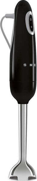 Smeg Frullatore ad Immersione Minipimer Potenza 700 Watt Capacit Ciotola 1.4 Litri con Bicchiere Funzione Turbo colore Nero Lucido - HBF03BLEU 50'