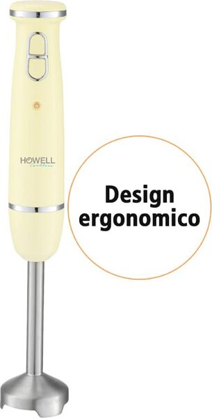 HOWELL Frullatore ad Immersione Minipimer Senza Fili 100 watt - HO.MI197R