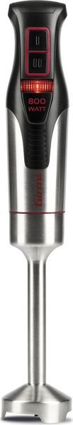 Girmi Frullatore ad Immersione Minipimer Potenza 800 Watt + Accessori colore Nero e Inox - MX3900