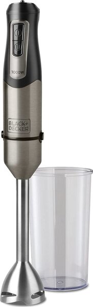 Black & Decker Frullatore ad immersione multifunzione 1000 Watt- BXHB 1000E