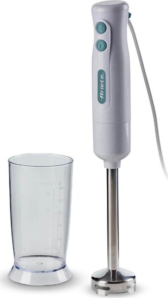Ariete Frullatore ad Immersione Potenza 700 Watt 2 Velocit + Bicchiere trasparente Bianco - 00C060101AR0