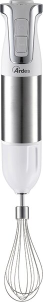 Ardes Frullatore ad Immersione Set 3 in 1 Potenza 1000 Watt 20 Velocit Lame in Acciaio Inox colore Bianco / Inox - ARSET01 Trinity