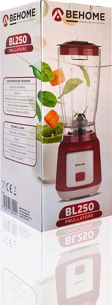 Domestik Line Frullatore Blender Litri 0,6 con Caraffa in Plastica 250 watt - BEP882090
