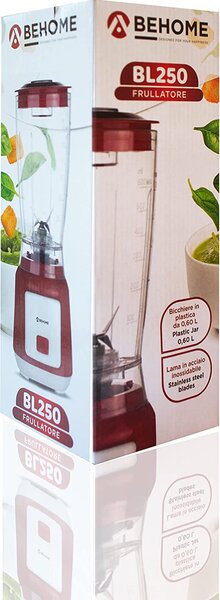 Domestik Line Frullatore Blender Litri 0,6 con Caraffa in Plastica 250 watt - BEP882090