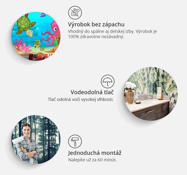 Carta da parati fotografica punti magici