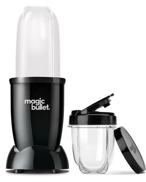 NutriBullet Frullatore con Bicchiere Capacit 0,5 Litri Potenza 200 watt Lame in Acciaio colore Nero - MBR06B