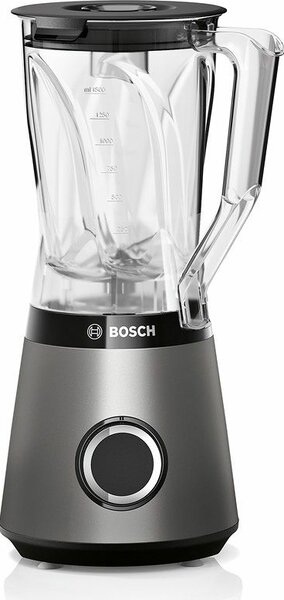 Bosch Frullatore con Bicchiere Capacit 1,5 Litri Potenza 1200W colore Argento VitaPower Serie 4 - MMB6141S