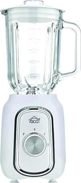 DCG Frullatore con Bicchiere Capacit 1,5 litri Potenza 500 watt Bicchiere in vetro colore Nero - UM1360B