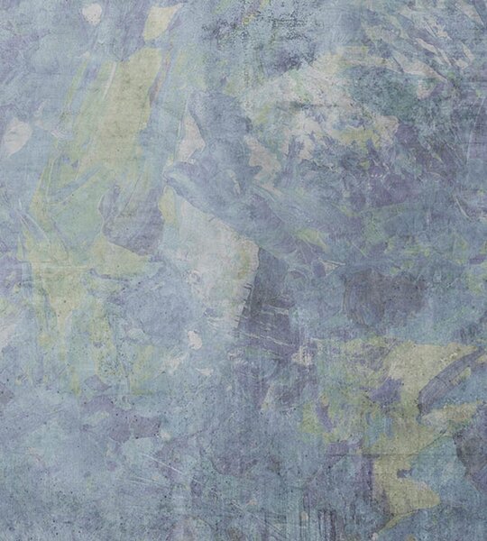 Carta da parati – Art pittura astratta blu
