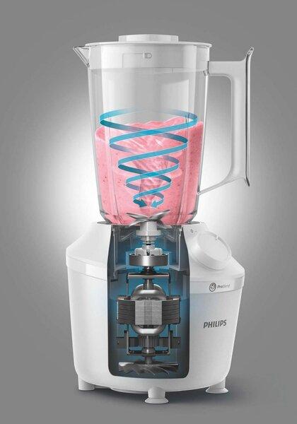 Philips Frullatore con Bicchiere Capacit 1,9 litri Potenza 450 watt colore Bianco - HR2041/00