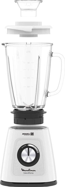 Moulinex Frullatore con Bicchiere Capacit 1,7 Litri Potenza 800 watt colore Bianco - LM4351 BlendForce 2
