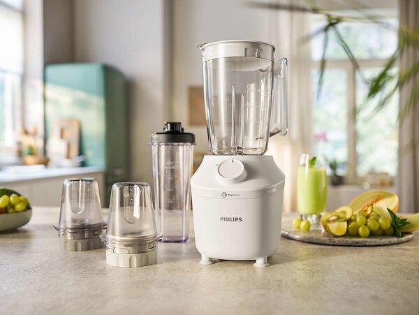 Philips Frullatore con Bicchiere Capacit 1,9 litri Potenza 450 watt colore Bianco - HR2041/00
