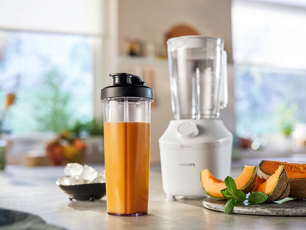 Philips Frullatore con Bicchiere Capacit 1,9 litri Potenza 450 watt colore Bianco - HR2041/00