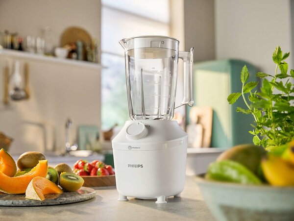 Philips Frullatore con Bicchiere Capacit 1,9 litri Potenza 450 watt colore Bianco - HR2041/00