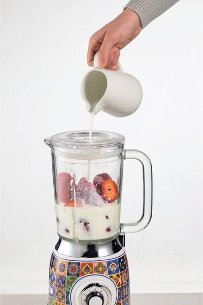 Ariete Frullatore con Bicchiere Capacit 1.5 Litri Potenza 1000 Watt 4 Velocit + Pulse Estetica Positano - 00C05830PAR0