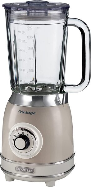 Ariete Frullatore con Bicchiere Capacit 1.5 Litri Potenza 1000 watt Lame Inox Bicchiere graduato colore Beige - 0583/03