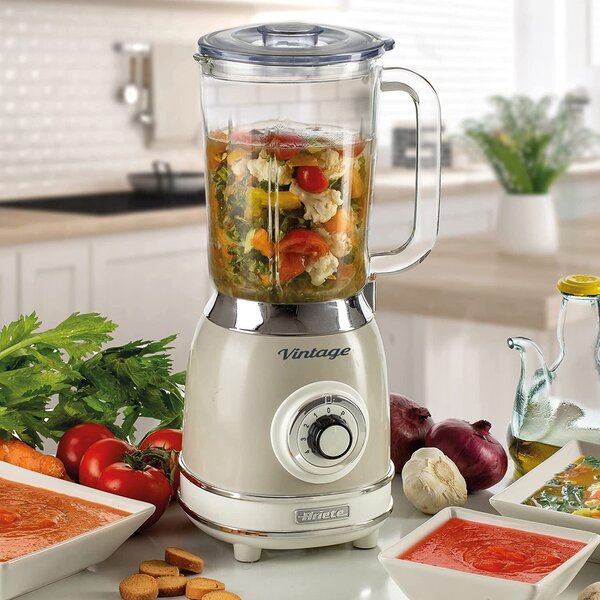Ariete Frullatore con Bicchiere Capacit 1.5 Litri Potenza 1000 watt Lame Inox Bicchiere graduato colore Beige - 0583/03