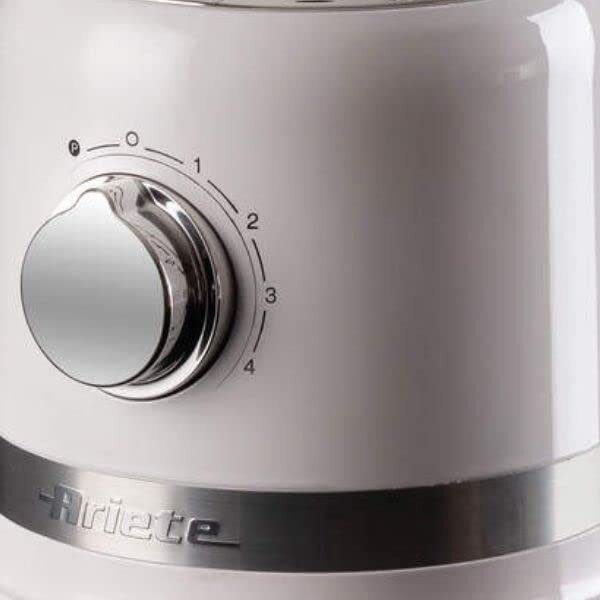 Ariete Frullatore con Bicchiere Capacit 1.5 Litri Potenza 1000 Watt 4 Velocit Funzione Pulse colore Bianco - 0585/01 Moderna