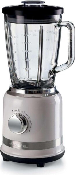 Ariete Frullatore con Bicchiere Capacit 1.5 Litri Potenza 1000 Watt 4 Velocit Funzione Pulse colore Bianco - 0585/01 Moderna