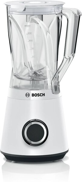 Bosch Frullatore con Bicchiere Capacit 1.5 Litri Potenza 1200 Watt 2 Velocit colore Bianco - MMB6141W