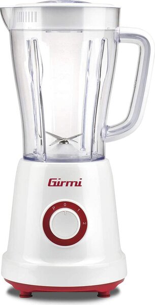 Girmi Frullatore con Bicchiere Capacit 1.5 Litri Potenza 500 watt colore Bianco / Rosso - FR46