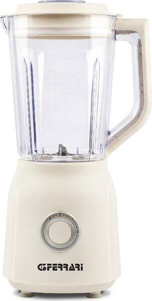 G3 Ferrari Frullatore con Bicchiere Capacit 1.5 Litri Potenza 600 Watt 2 Velocit + Pulse colore Bianco - G20162 Tuttofrutta
