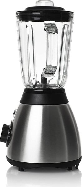 Melchioni Frullatore con Bicchiere Capacit 1.5 Litri Potenza 600 watt Lame in Acciaio Bicchiere graduato - Frullo Glas