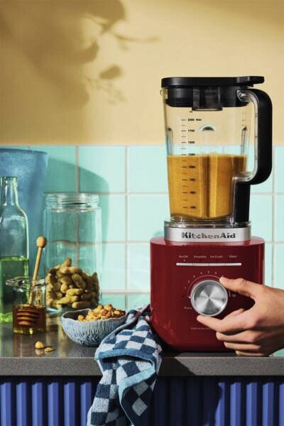 KITCHENAID Frullatore con Bicchiere Capacit 2 Litri Potenza 1200 Watt 10 Velocit + Funzione Pulse colore Rosso - 5KSB2073EER