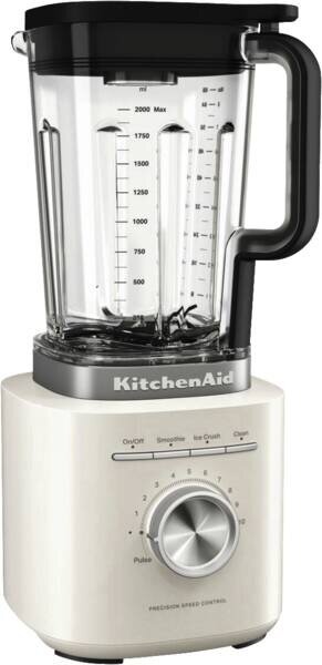 KITCHENAID Frullatore con Bicchiere Capacit 2 Litri Potenza 1200 Watt 10 Velocit + Funzione Pulse colore Bianco - 5KSB2073EPL