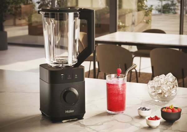 Haier Frullatore con Bicchiere Capacit 2 Litri Potenza 1200 Watt con 6 Lame in Acciaio colore Grigio - I-Master Serie 5 HBL5B2 011
