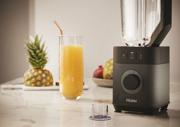 Haier Frullatore con Bicchiere Capacit 2 Litri Potenza 1200 Watt con 6 Lame in Acciaio colore Grigio - I-Master Serie 5 HBL5B2 011