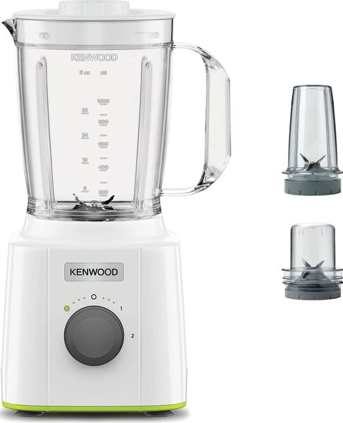 Kenwood Frullatore con Bicchiere Potenza 350 watt Capacit 1.6 litri 2 Velocit colore Bianco - BLP31.D0 wattG